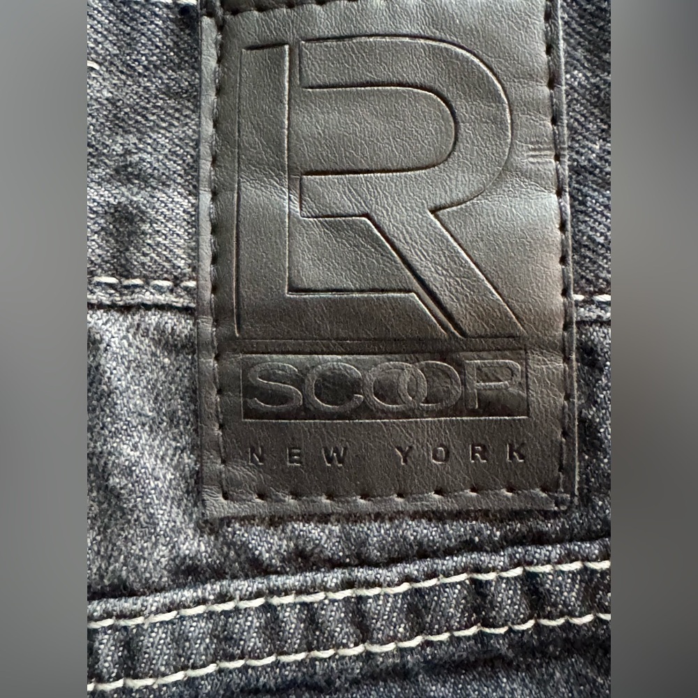 LR Scoop Stylish Distressed patch Kids Jeans 12 NWOT - Picture 7 of 7